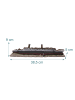 relaxdays Aquarium Deko "Titanic" in Bunt - (B)38,5 x (H)9 x (T)5 cm
