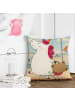 Mr. & Mrs. Panda Kissen Einhorn Koffer Design ohne Spruch in Weiß