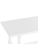 Beliani Gartentisch FRATTE in Weiß - (W) 64 x (H) 69 x (L) 120 cm