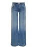 ONLY Jeans mit weitem Bein in Medium Blue Denim
