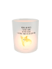 Mr. & Mrs. Panda Kerzenhalter Corgi Po mit Spruch in Transparent