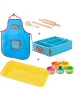 roba Nachhaltiges Play-Doh Spielset mit 3D-Matte, 6 Dosen, Schürze, ab 3 Jahren