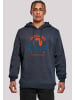 F4NT4STIC Hoodie Japanischer Shiba Inu Hund in marineblau