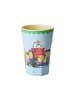 Rice Melaminbecher Snoopy Hoch in blau