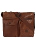SPIKES & SPARROW Umhängetasche SHOULDER BAG echt Leder in cognac