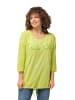 Ulla Popken Longsleeve in limettengrün