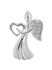 Adeliás Damen Anhänger Engel aus 925 Silber mit Zirkonia in silber