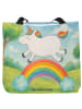 Mr. & Mrs. Panda Beuteltasche Einhorn Regenbogen Design ohne Spruch in Weiß