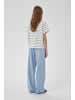 My Essential Wardrobe Poloshirt MWAsla Loose fit in Snow White Striped