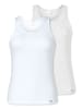 ELLE Tanktop ELLE SUPER SOFT in weiß, grau