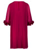 Vera Mont Cocktailkleid mit Rüschen in Dark Raspberry