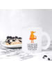 Mr. & Mrs. Panda Teebecher Fuchs Laterne mit Spruch in Transparent