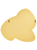 Beliani Wandspiegel TAILLY in Gold/Blau - (W) 99 x (H) 89 x (L) 2 cm