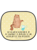 Mr. & Mrs. Panda Sonnenschutz Katze Wasserglas mit Spruch in Gelb Pastell