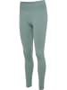 Hummel Leggings Hmlyoga Multisport Damen in CHINOIS GREEN MELANGE