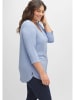 sheego Shirtbluse in mittelblau