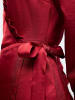 Object Kleid mit V-Ausschnitt in Karanda Red