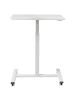 Beliani Verstellbarer Laptopständer ACADEMIA in Weiß - (W) 65 x (H) 73 x (L) 48 cm