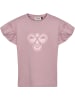 Hummel T-Shirt Hmljr Ruffle Lebensstil Mädchen in SEA FOG