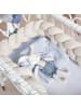 nordic coast company  Bettschlange geflochten, waschbar, feste Enden, extra breit Jersey