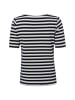 Franco Callegari T-Shirt in marine weiß