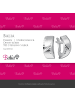 BALIA Silber 925 Damen Ohrstecker Gewölbt Ohrring