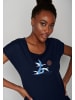 GreenBomb Cool Animal Goose Family in Marineblau