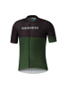 SHIMANO SHIMANO KITA S.S. ZIP JERSEY, Green in grün