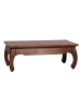 FineBuy Couchtisch "SV43413" in Braun / Sheesham