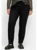 sheego Jogg Pants in schwarz