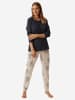 UNCOVER BY SCHIESSER Schlafanzug Nightwear in blaugrau