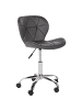 Beliani Bürostuhl VALETTA in Grau - (W) 48 x (H) 76 x (L) 48 cm