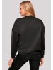 F4NT4STIC Oversize Sweatshirt I BELIEVE UFO Alien Raumschiff Retro in schwarz