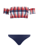 s.Oliver Bandeau-Bikini in marine-kariert