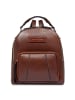 The Bridge Brigida City Rucksack Leder 30 cm in marrone