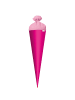 ROTH Bastel-Schultüte groß pink 70 cm Filzverschluss pink in Pink