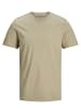 Jack & Jones T-Shirt JJEORGANIC BASIC in Beige