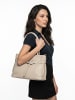 Cluty Handtasche echt Leder in beige
