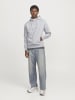 Jack & Jones Kapuzenpullover in Light Grey Melange
