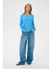 Kaffe Bluse langarm Amber Regular fit in Azure Blue