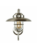 Licht-Erlebnisse Außen Wandlampe (H)30 cm in Nickel matt