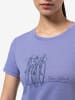 super.natural Merino T-Shirt BIKE ART in lila