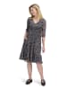 Vera Mont Stufenkleid mit Stufen in Grau/Schwarz