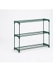 relaxdays Pflanzenregal in Grün - (B)91 x (H)74,5 x (T)28,5 cm