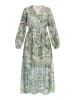 IZIA Damen Maxi Langarmkleid in Dschungel Druck