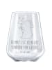 Mr. & Mrs. Panda Glas Rotwein Elefant Seifenblasen mit Spruch in Transparent