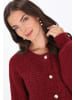 Usha Women Cardigan in burgundy