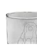 Mr. & Mrs. Panda Whisky Glas Affe ohne Spruch in Transparent