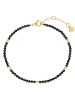 Glanzstücke München Armband aus Sterling Silber mit Spinell in gelbgold