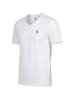 U.S. Polo Assn. U.S. POLO ASSN. Herren T-Shirt V-Neck 2er Pack P-057 in Weiss